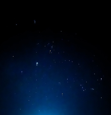 Así que apuntaste hacia el cielo en la noche